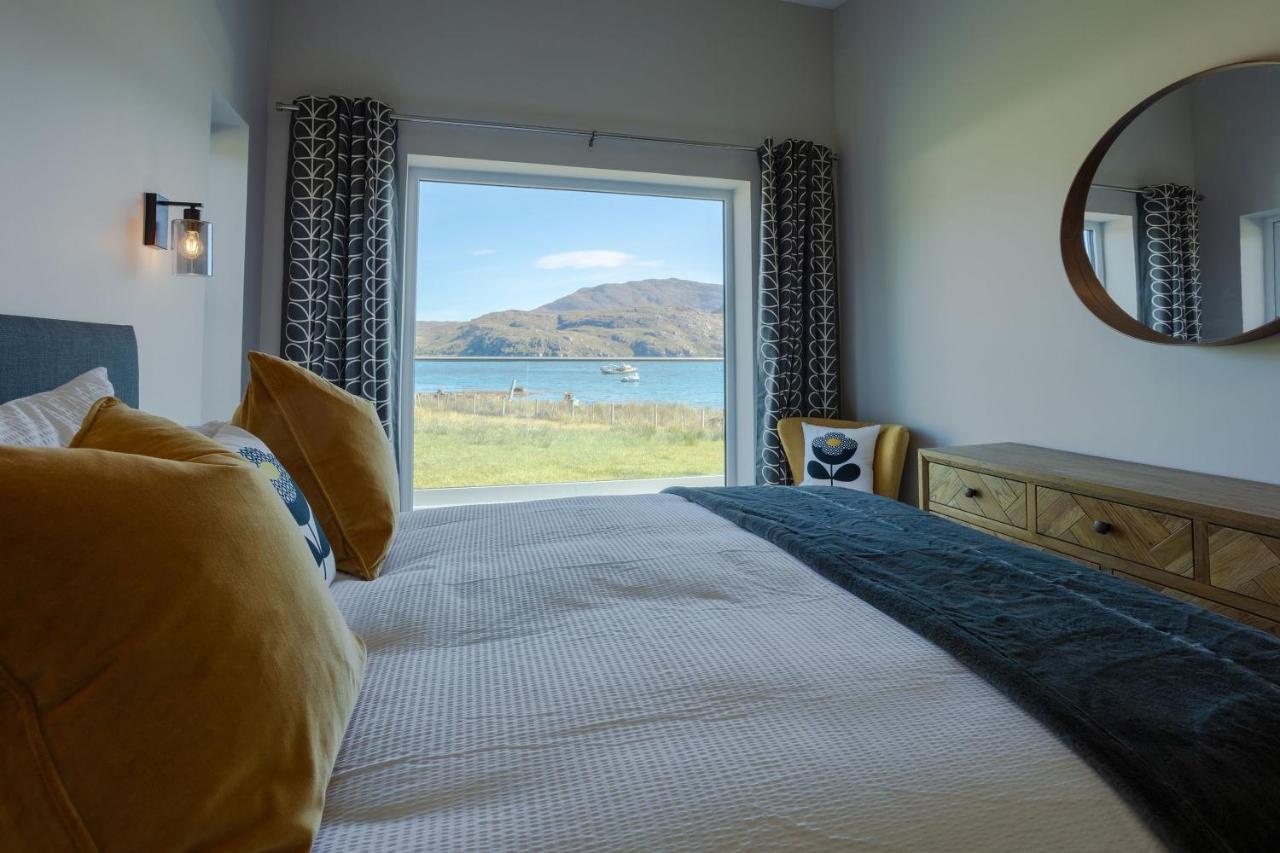 Birches Lodge With Hot Tub Dundonnell Esterno foto